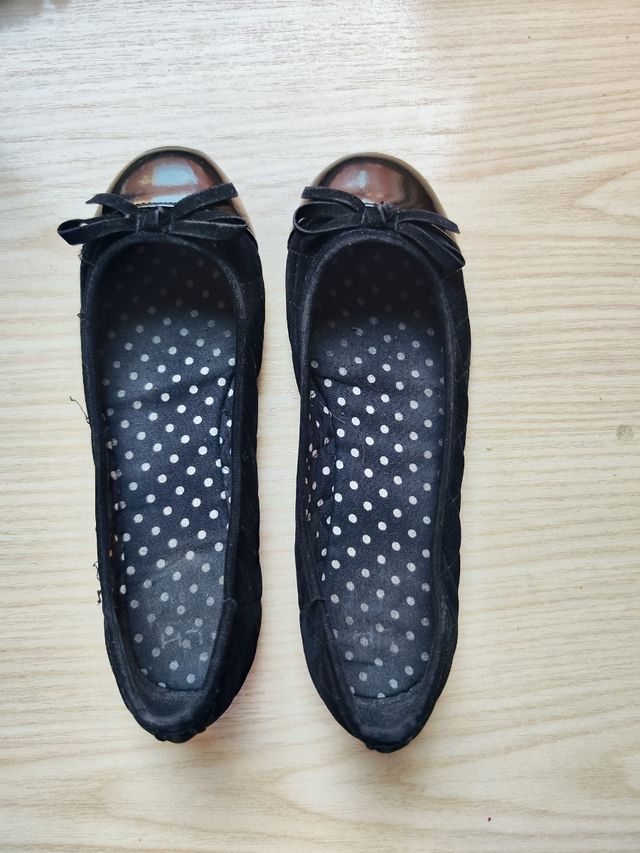 Manoletina negro t33