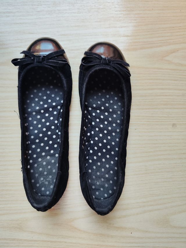 Manoletina negro t33