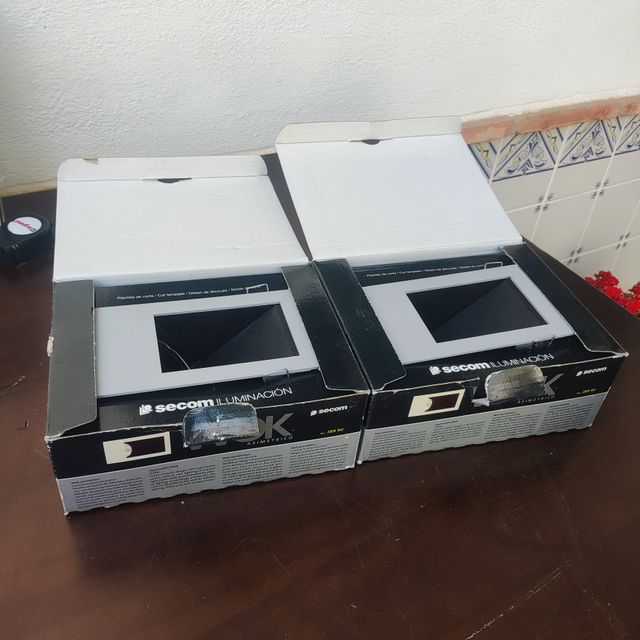 2 luminarias para empotrar Secom