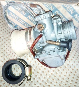 Carburador MIKUNI 20" Con Brida Goma y Abrazaderas