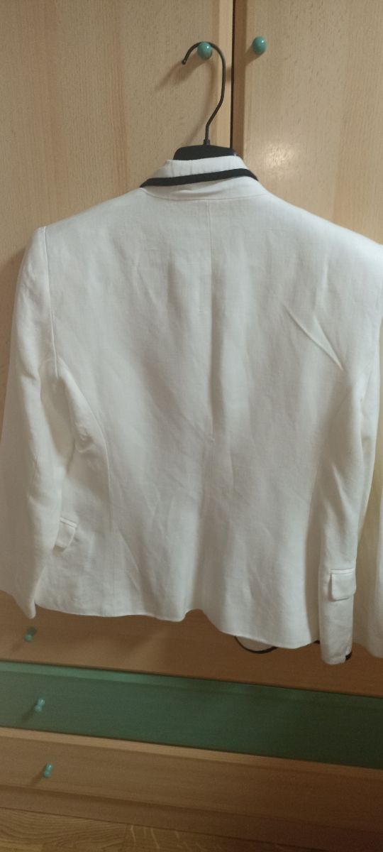 Blazers blanca verano Mango