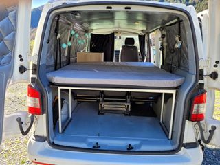 Asiento volkswagen t5 multiflex y mueble camper