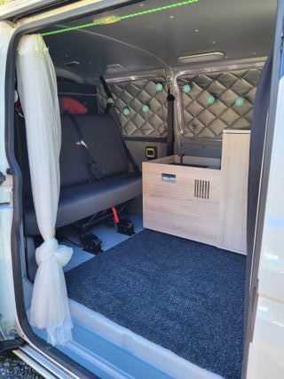 Asiento volkswagen t5 multiflex y mueble camper