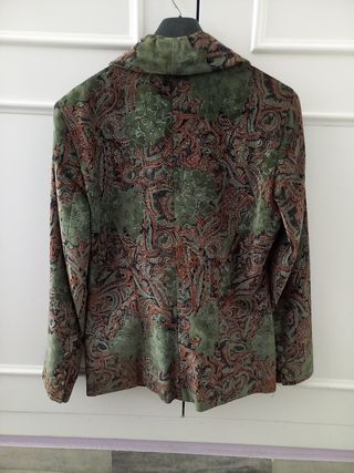 Chaqueta fiesta estampada
