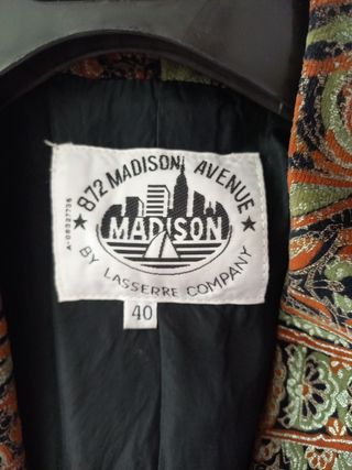 Chaqueta fiesta estampada