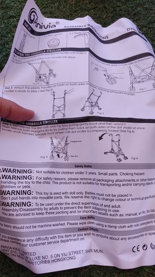 Silla paseo bebé juguete NUEVA