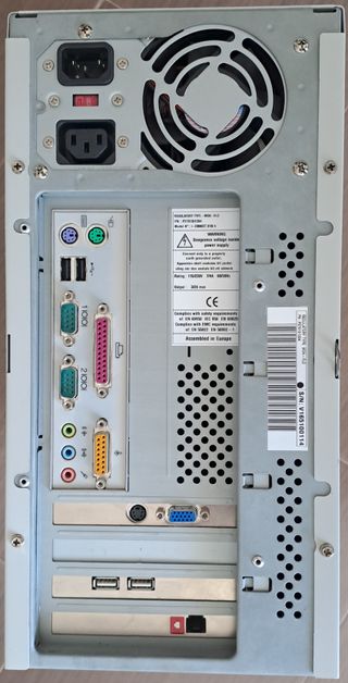 Ordenador vintage Packard Bell completo