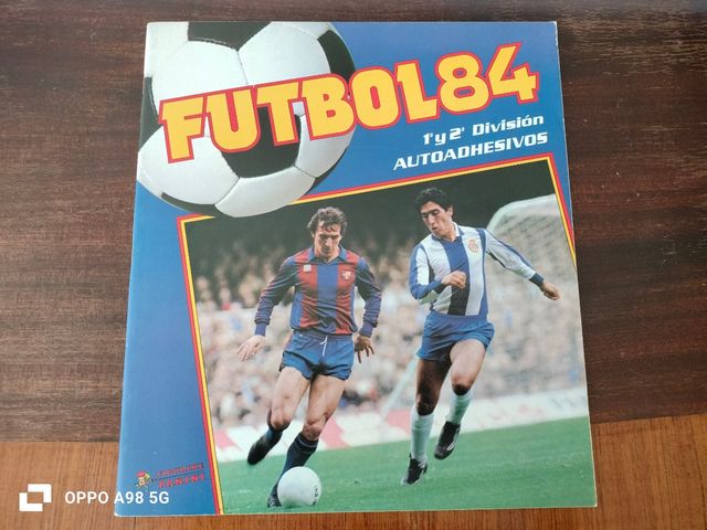Álbum de cromos vacío Fútbol 84 Panini 