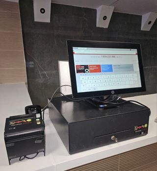 Sistema TPV en Juego completo para Tienda 1.TPV HP