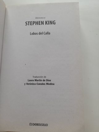 Stephen King La torre oscura V 5. Lobos del Calla