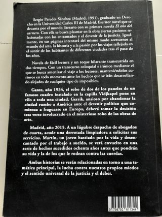 El año del carnero Sergio Paredes Sánchez, firmado