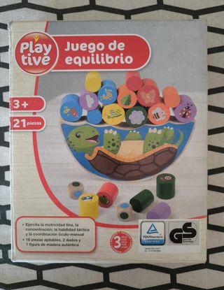 Juego de equilibrio madera