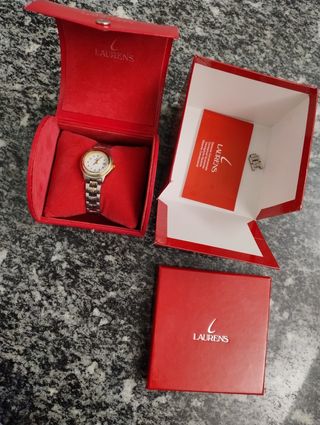 Orologio vintage donna Laurens argento e oro