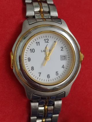Orologio vintage donna Laurens argento e oro