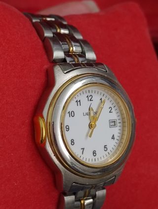 Orologio vintage donna Laurens argento e oro