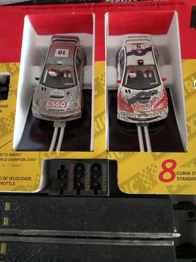 Juego Scalextric copa Peugeot