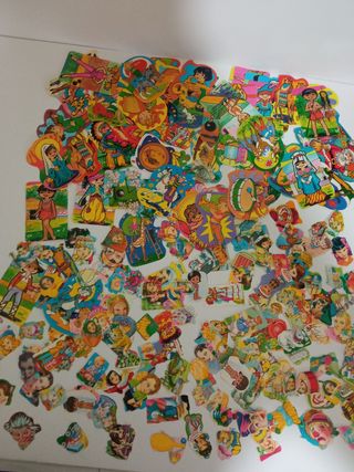 Cromos troquelados lote 200 unidades