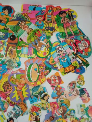 Cromos troquelados lote 200 unidades