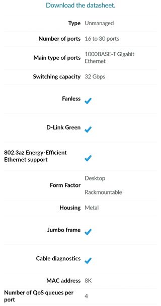 Switch D-Link DGS-1024D 24 puertos