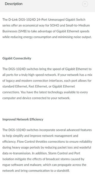 Switch D-Link DGS-1024D 24 puertos