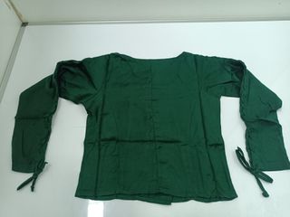 NUEVO - BLUSA MEDIEVAL VERDE LEONARDO CARBONE T.XS