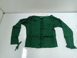 BLUSA MEDIEVAL VERDE LEONARDO CARBONE "Prina" 2098