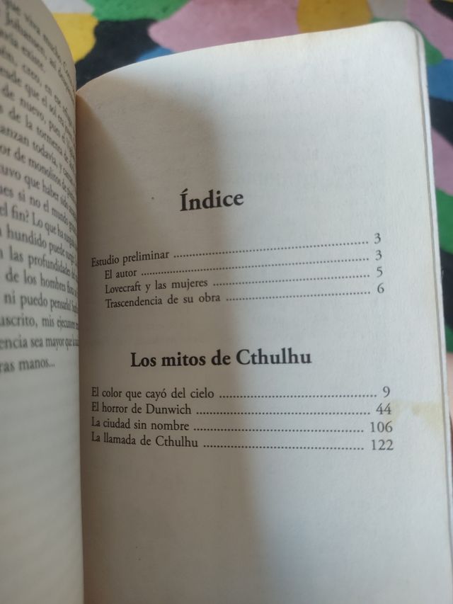 Los Mitos de Cthulhu , H P Lovecraft 