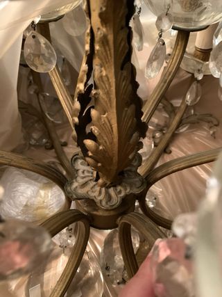 Lampadario gocce di cristallo