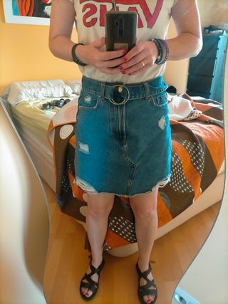 Minifalda vaquera Primark
