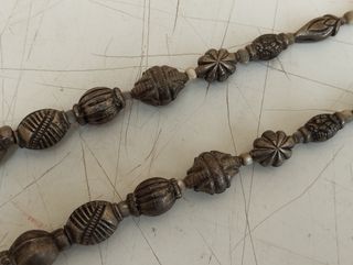 Collana collier girocollo in argento e madreperla