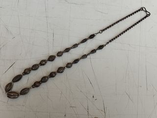 Collana collier girocollo in argento e madreperla