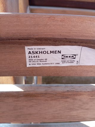 Mesa y sillas askholmen