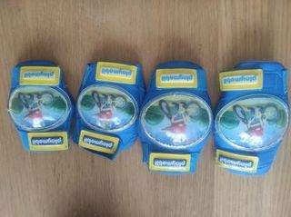 Casco + Rodilleras + Coderas Bici Playmobil