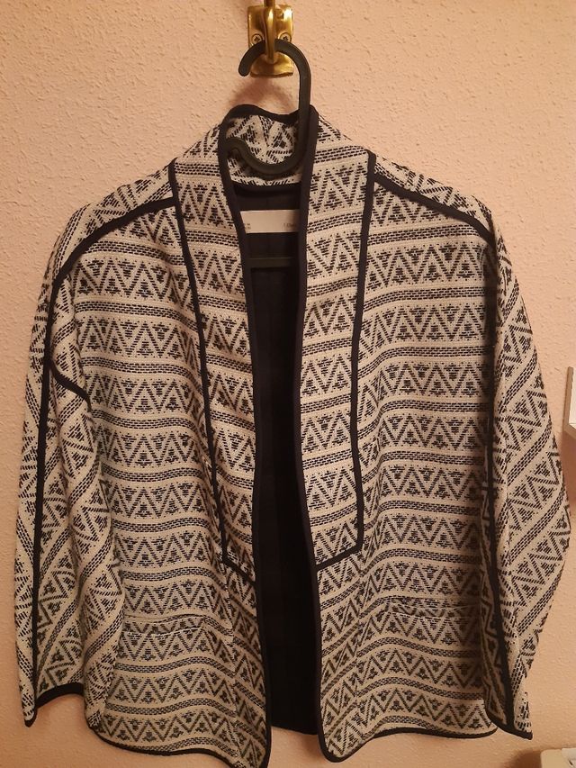 Giacca blu navy/bianca