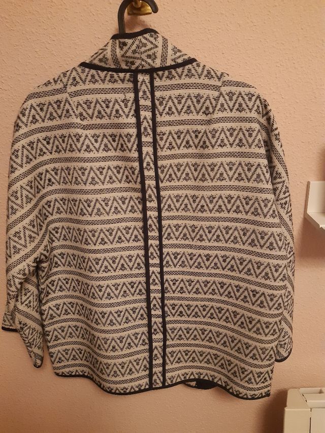 Giacca blu navy/bianca