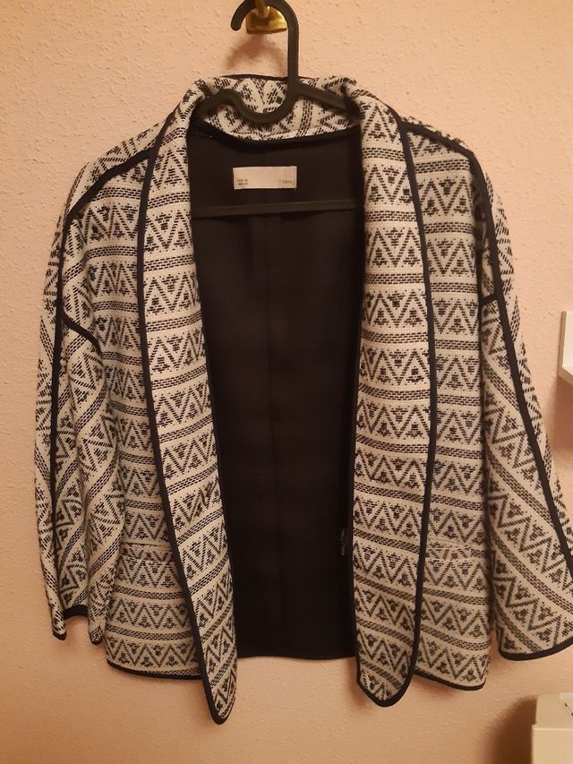 Giacca blu navy/bianca