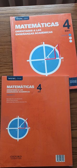 Libros matemáticas 4ESO