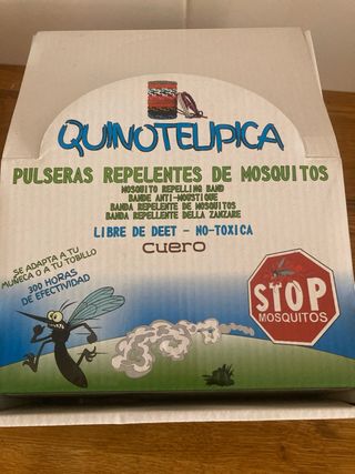 Pulseras citronela cuero