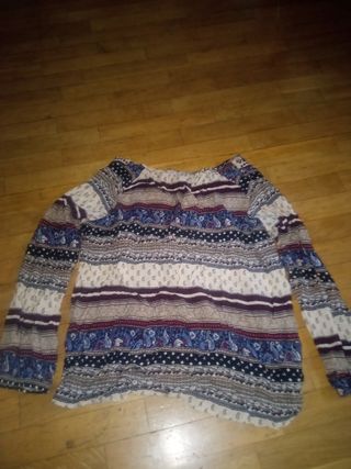 Camiseta manga larga de mujer