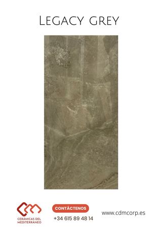 Porcelánico Gris Brillo - 60 x 120 cm