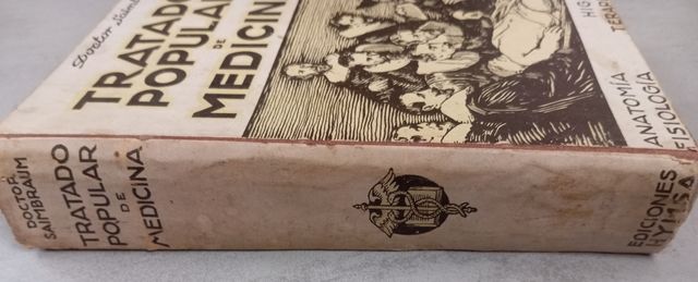 Libro "Tratado popular de medicina" de 1925