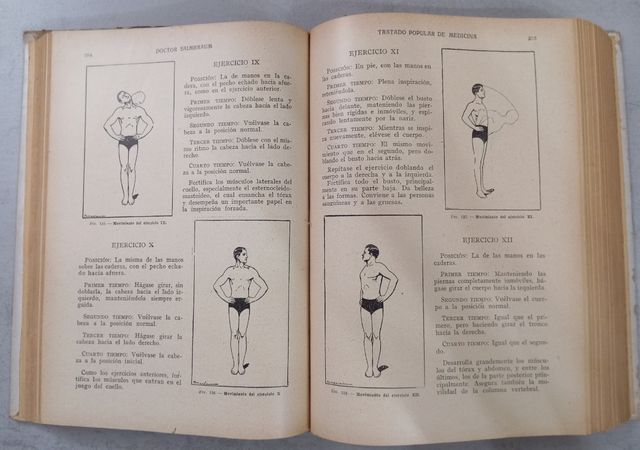 Libro "Tratado popular de medicina" de 1925