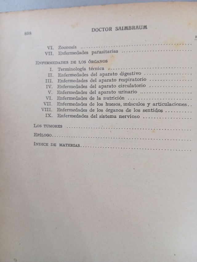 Libro "Tratado popular de medicina" de 1925
