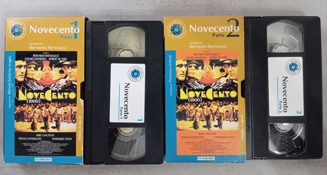 Vhs "Novecento" de Bernardo Bertolucci