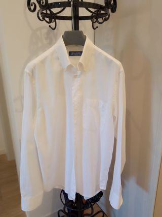 Camicia bianca uomo