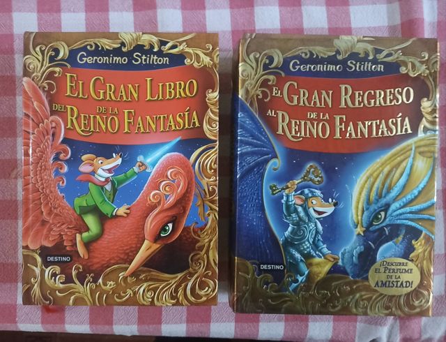 2 libros Gerónimo Stilton