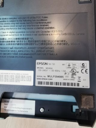 Impresora de ticket + cajón