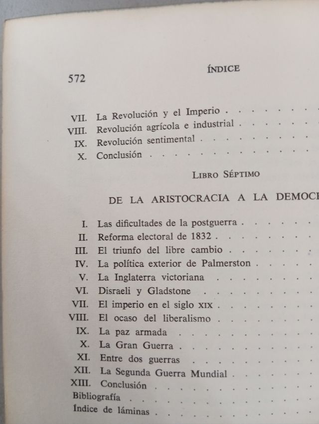 Libro "Historia de Inglaterra" de 1964