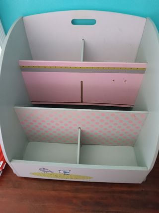 Biblioteca estantería niños, juguetes