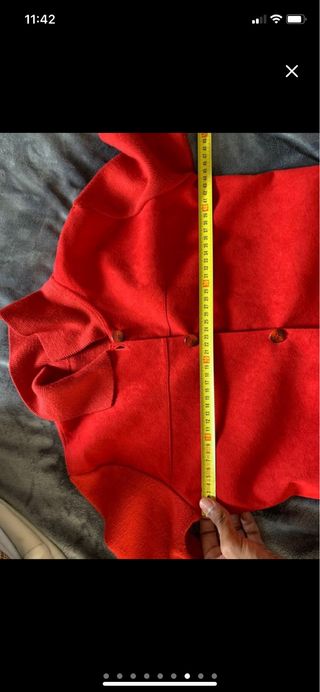 Chaqueta roja mujer